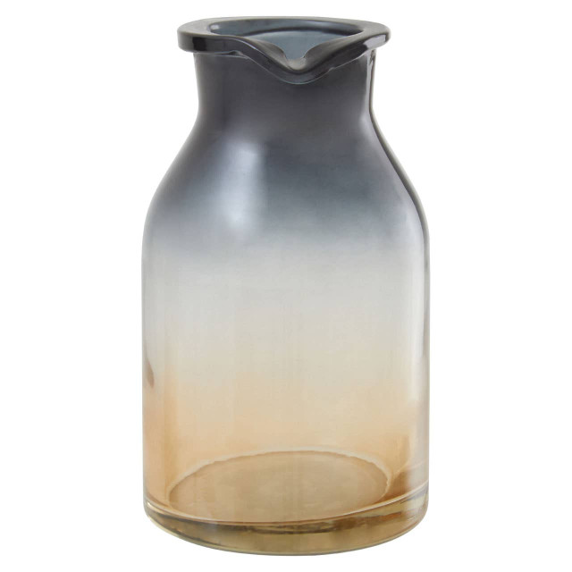premier housewares Glynn Black And Gold Small Vase