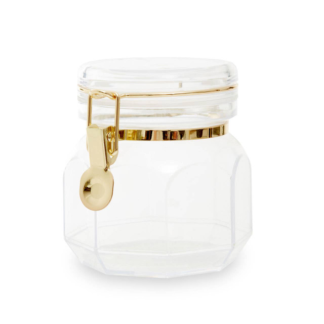 premier housewares Gozo Hexagon Storage Jar 750 ml