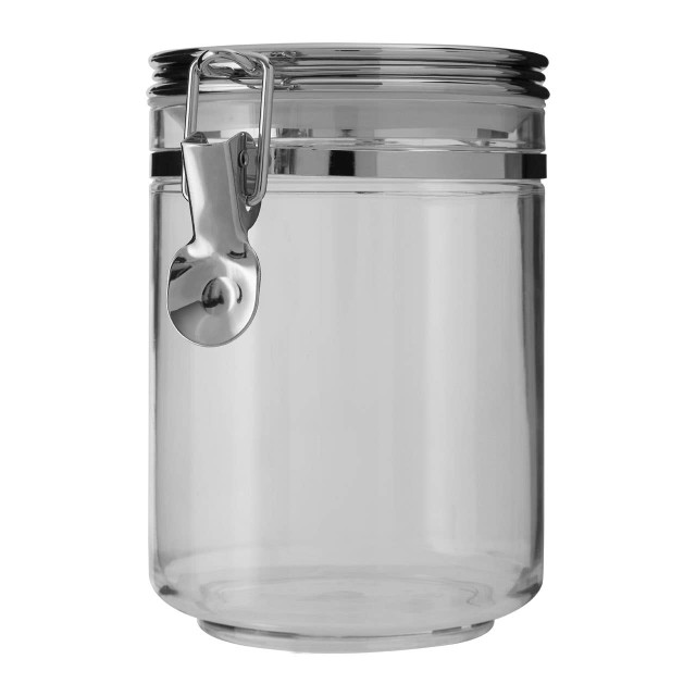 premier housewares Gozo Jar With Silver Lid 800 ml