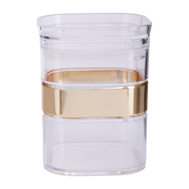 Premier Housewares Gozo Square Stoarge Jar 1200ml