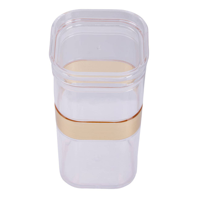 Premier Housewares Gozo Square Stoarge Jar 800 Ml