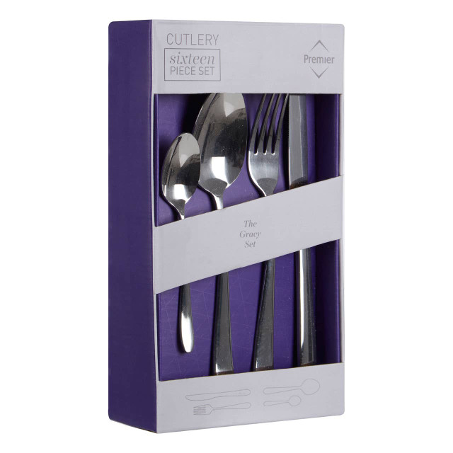 Premier Housewares Gracy 16 Piece Cutlery Set