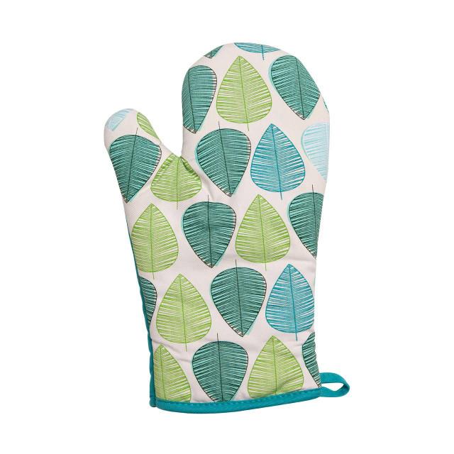 Premier Housewares Green Leaf Single Oven Glove