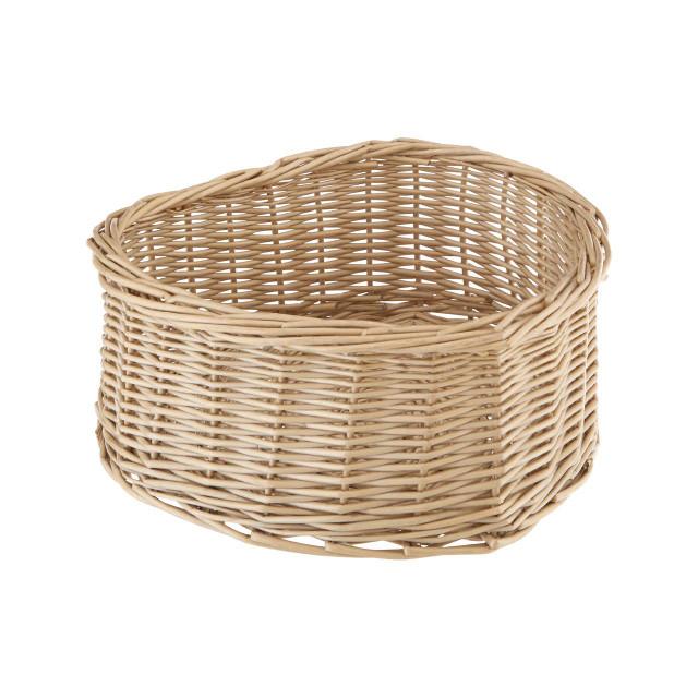 premier housewares Grey Heart Shape Willow Basket