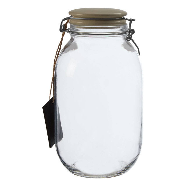 Premier Housewares Grocer Glass Storage Jar 3000ml
