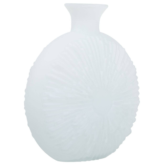 Premier Housewares Hadia Matte White Glass Vase
