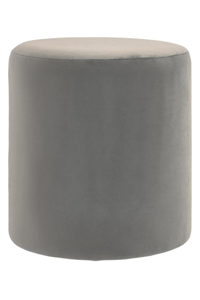 Premier Housewares Haley Mink Velvet Pouffe