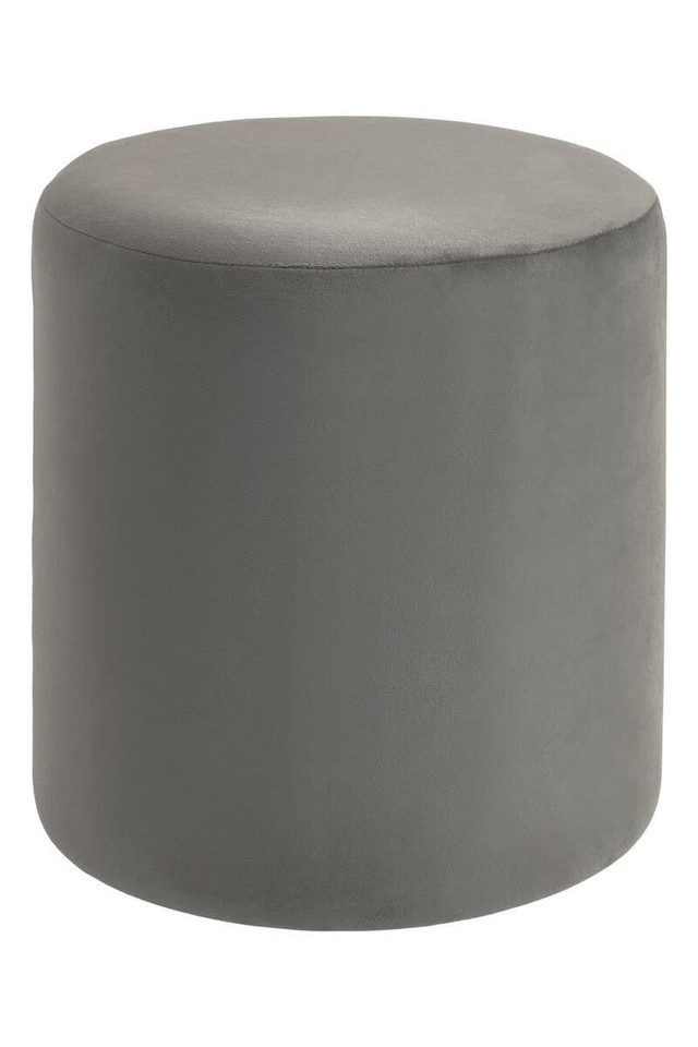 premier housewares Haley Mink Velvet Pouffe
