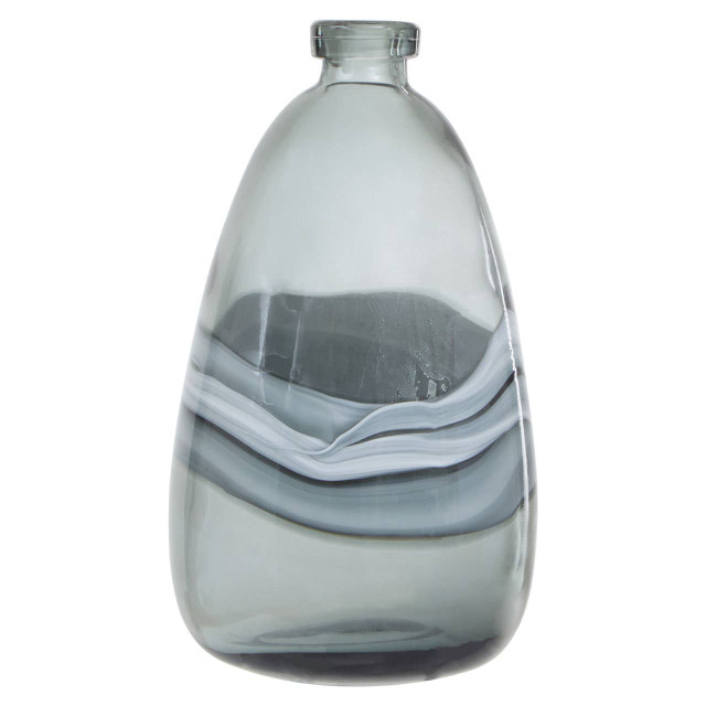 Premier Housewares Halla Medium Grey Bottle Vase