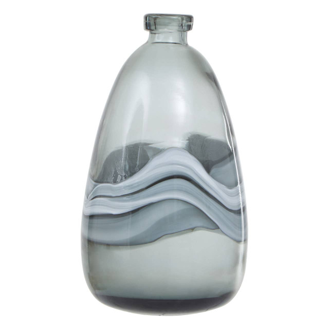 premier housewares Halla Medium Grey Bottle Vase