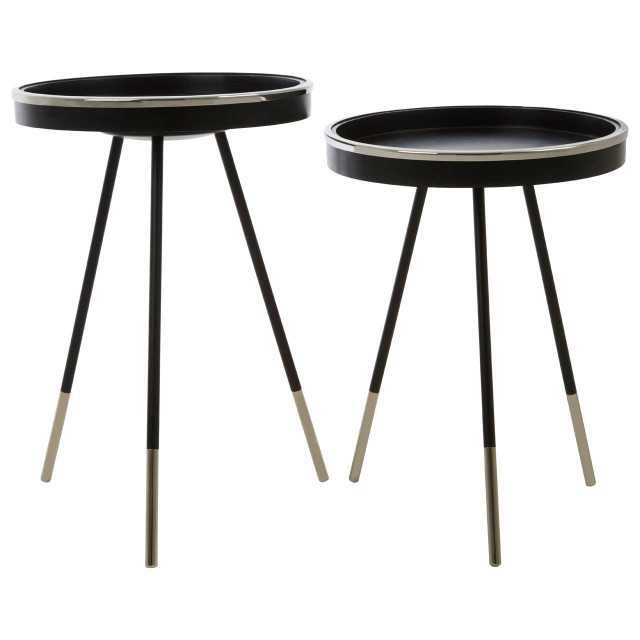 Premier Housewares Halle Set Of 2 Side Tables