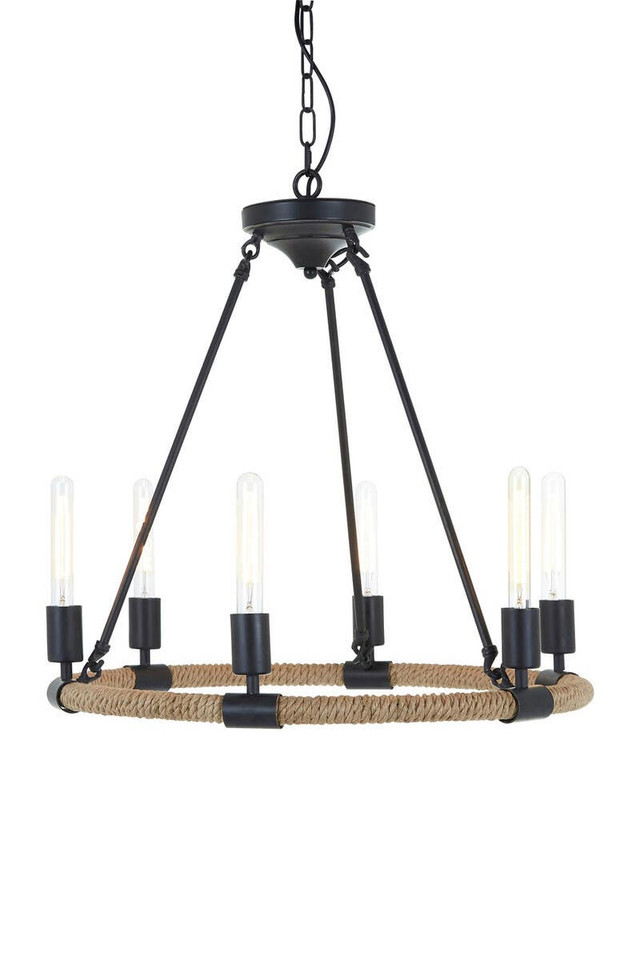Premier Housewares Hampstead 6 Bulb Chandelier