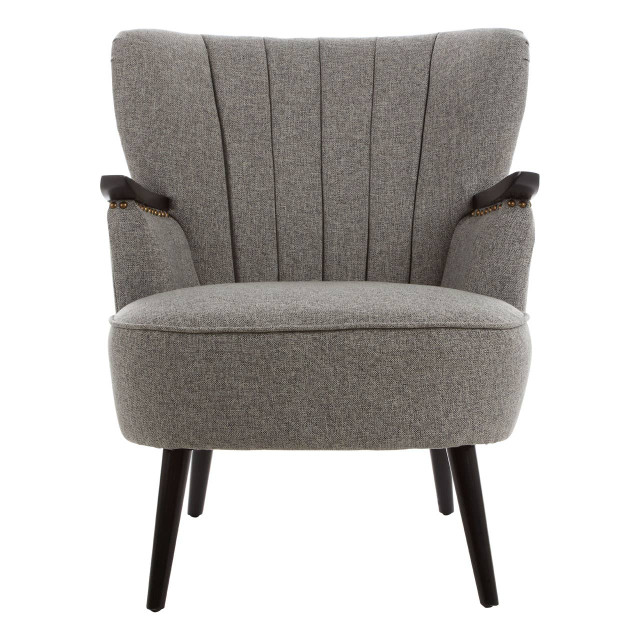 premier housewares Hampstead Grey Fabric Armchair