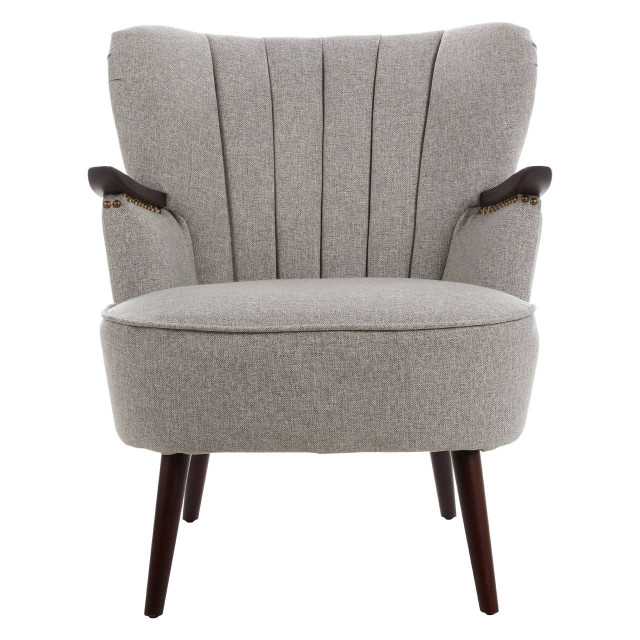 premier housewares Hampstead Taupe Fabric Armchair