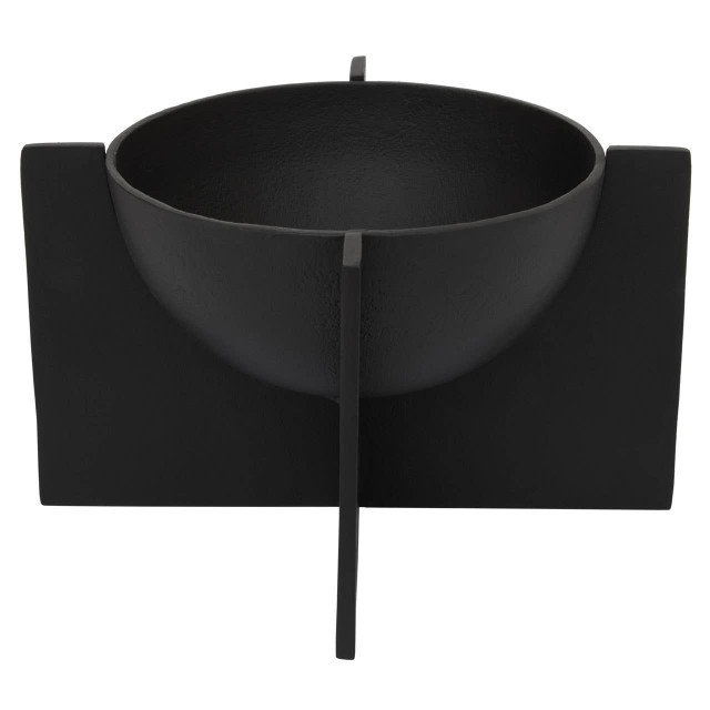 Premier Housewares Hapax Matte Black Finish Bowl