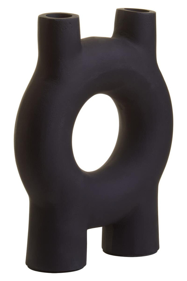premier housewares Hapax Small Black Candle Holder