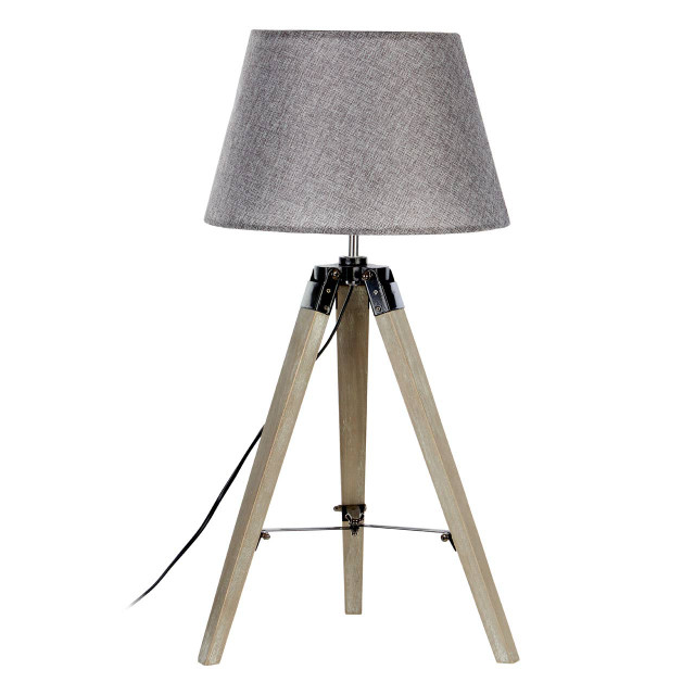 premier housewares Harper Grey Tripod Table Lamp