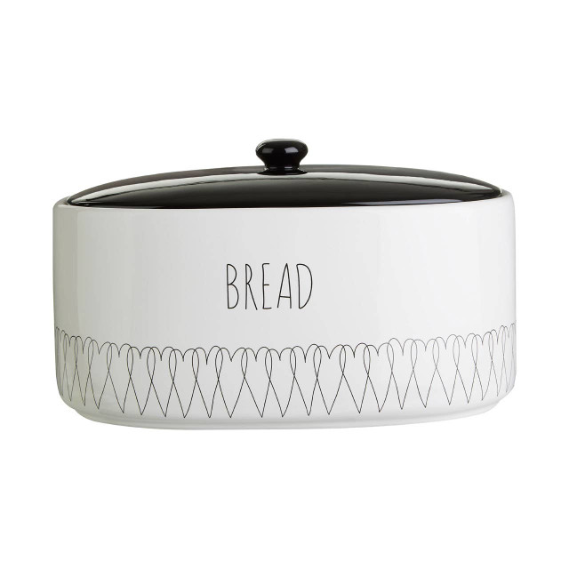 Premier Housewares Heartlines Ceramic Bread Bin