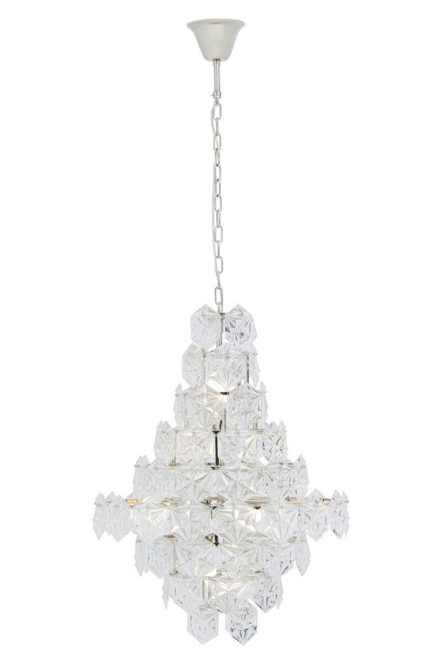 Premier Housewares Helena Tiered Glass Chandelier