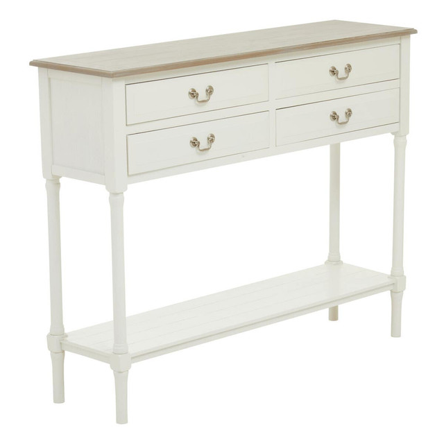 premier housewares Heritage 4 Drawer Console Table