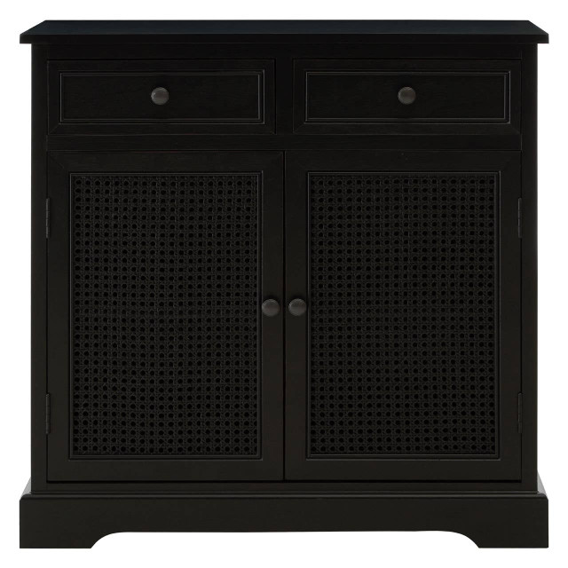 Premier Housewares Heritage Black Wooden Sideboard