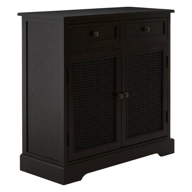 Premier Housewares Heritage Black Wooden Sideboard