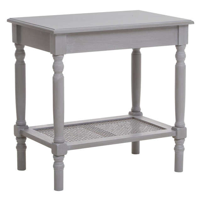 premier housewares Heritage Slate Grey Side Table