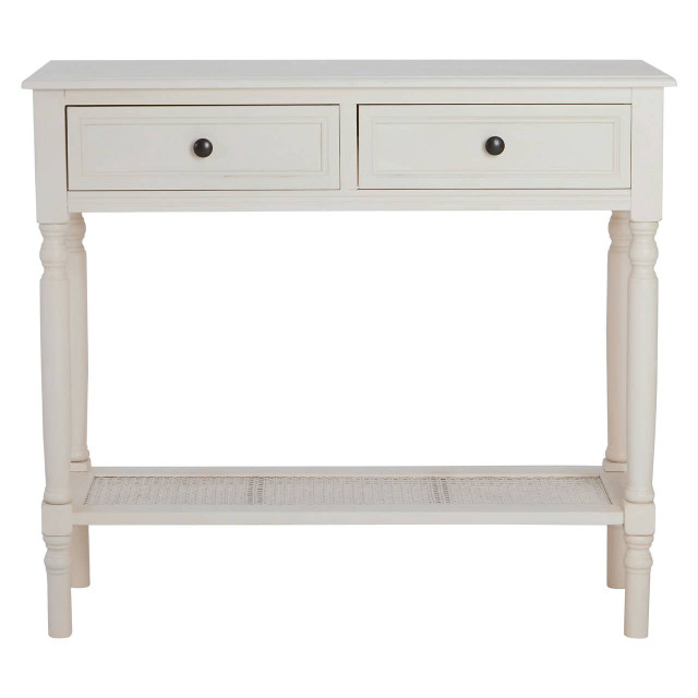 premier housewares Heritage White Console Table