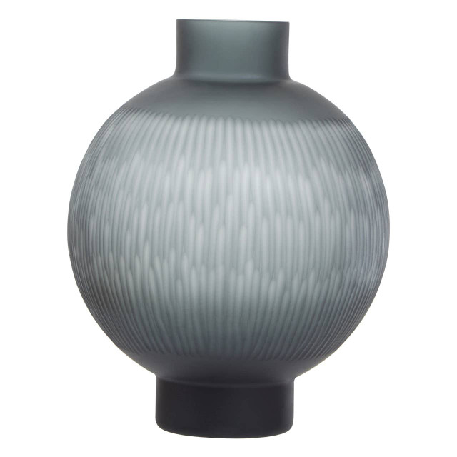 premier housewares Hessa Large Carved Glass Vase