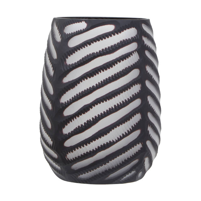 Premier Housewares Hessa Large Chevron Cut Vase