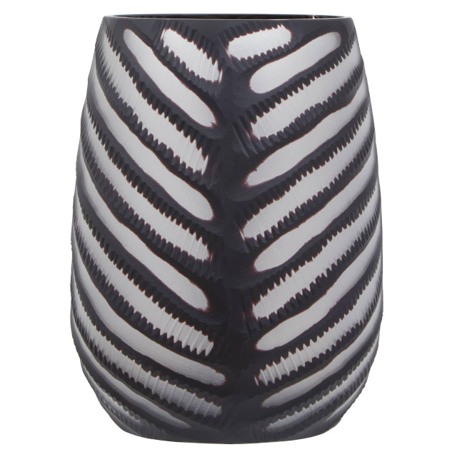 Premier Housewares Hessa Large Chevron Cut Vase