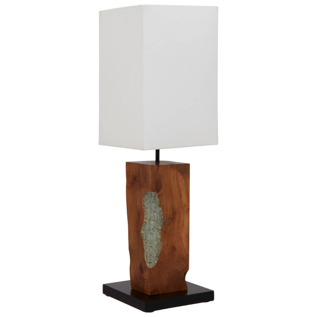 Premier Housewares Hestina Square Table Lamp