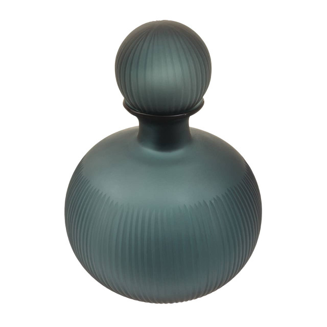 Premier Housewares Hira Small Blue Bottle Vase