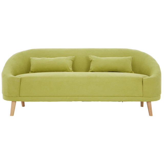 Premier Housewares Holland Green Linen Sofa