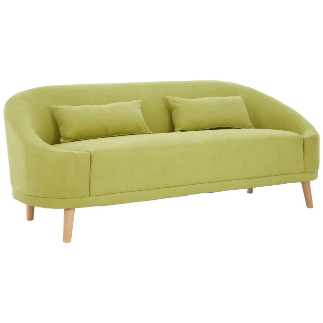 Premier Housewares Holland Green Linen Sofa