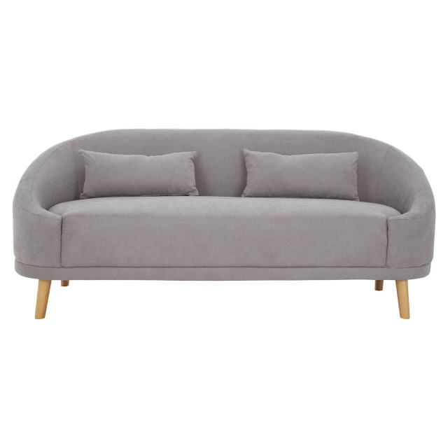 premier housewares Holland Grey Linen Sofa