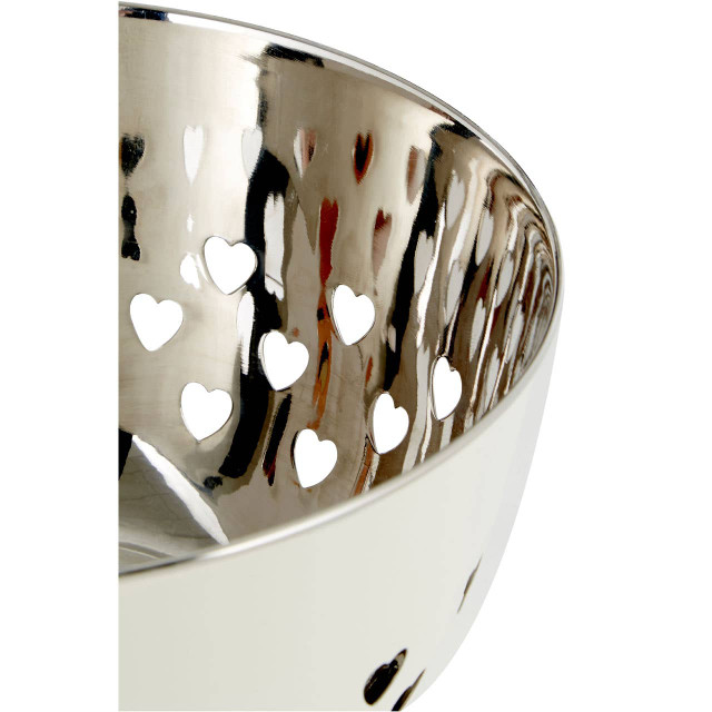 Premier Housewares Hollis Hearts Design Ivory Bowl