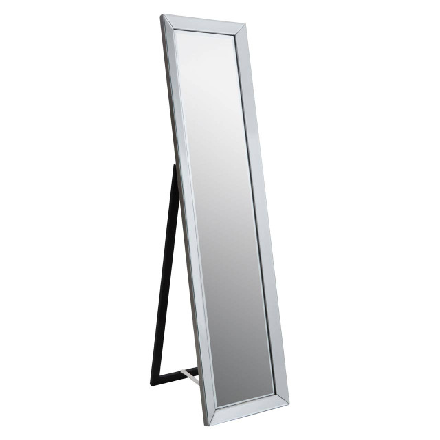 Premier Housewares Holmes Silver Floor Mirror