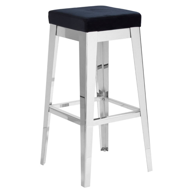 Premier Housewares Horizon Silver Bar Stool