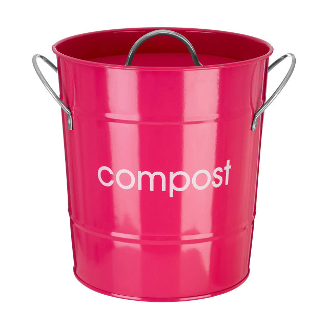Premier Housewares Hot Pink Compost Bin