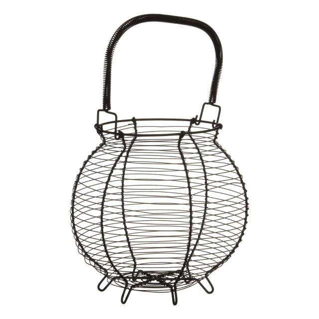 premier housewares Hygge Matte Black Egg Basket