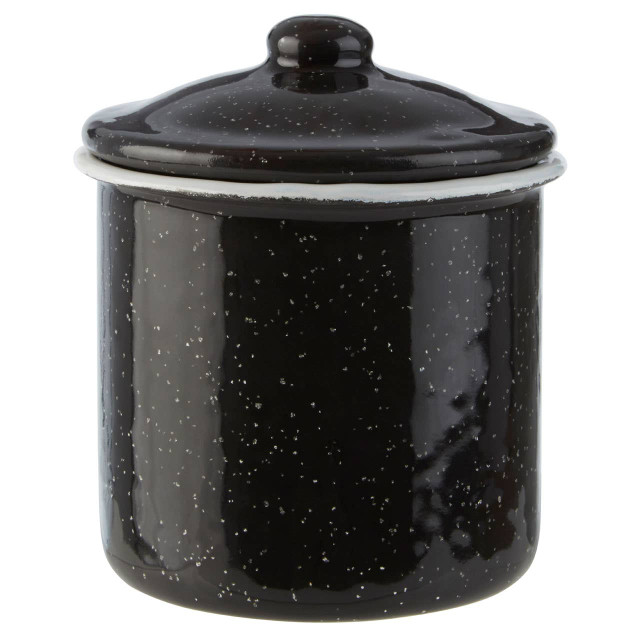 Premier Housewares Hygge Small Black Canister