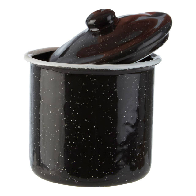 Premier Housewares Hygge Small Black Canister