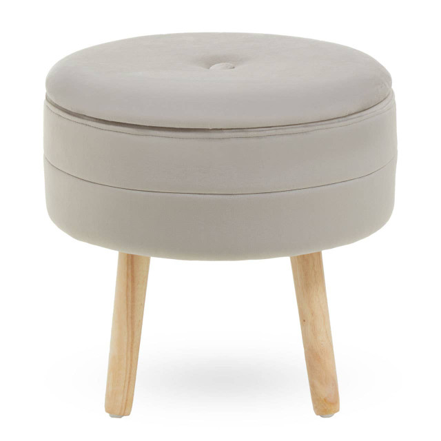premier housewares Ivy Mink Velvet Stool