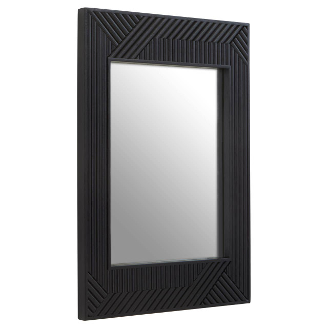 Premier Housewares Jakara Black Finish Wall Mirror