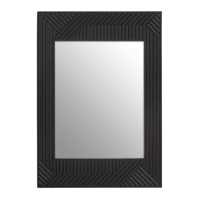 premier housewares Jakara Black Finish Wall Mirror