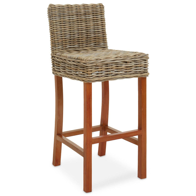 Premier Housewares Java Natural Rattan Bar Chair