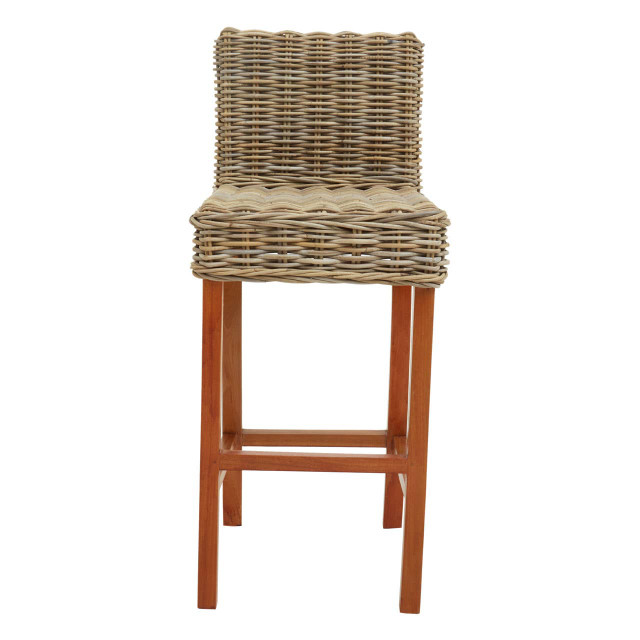 Premier Housewares Java Natural Rattan Bar Chair