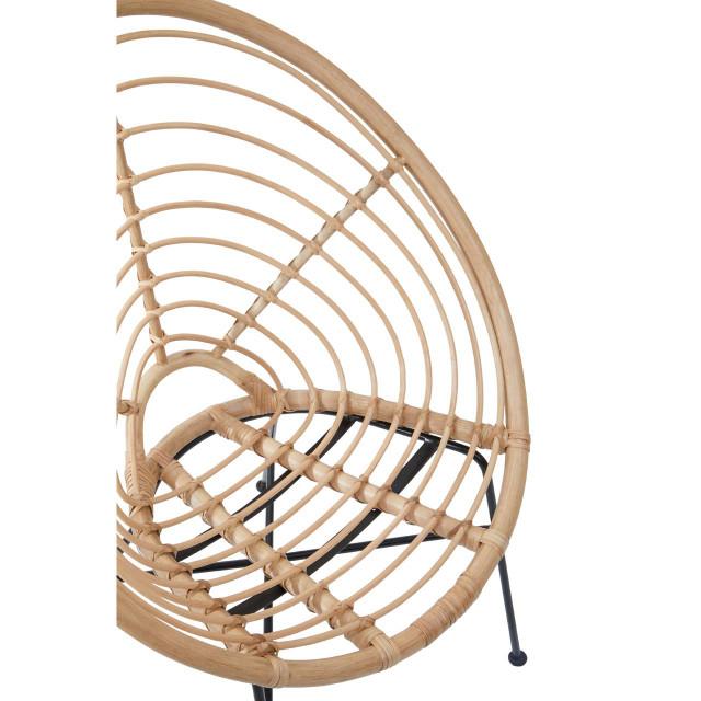 Premier Housewares Java Natural Rattan Round Chair