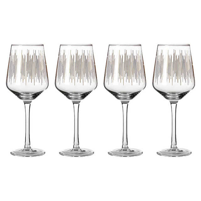 premier housewares Jazz Wine Glasses Set of 4